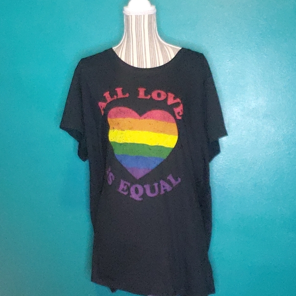 torrid Tops - Torrid Pride black tshirt